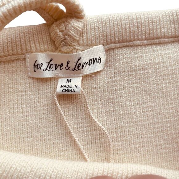 For Love & Lemons Mona Ribbed Knit Midi Skirt - Picture 5 of 11